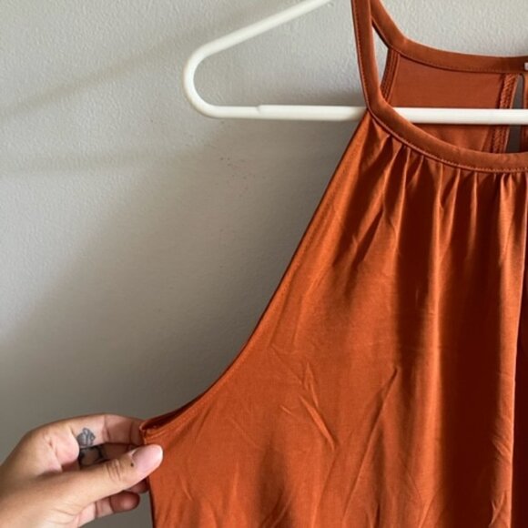 double zero rust colored dress NWT / midi length - Picture 4 of 9